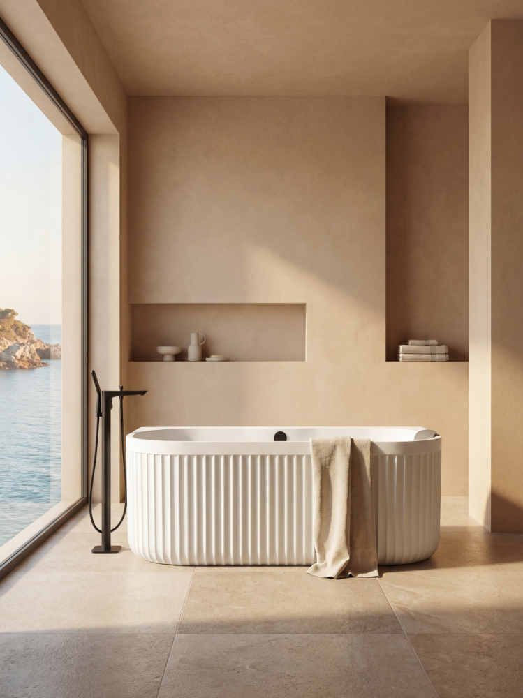 Ванна из искусственного камня AltroBagno Fabiana 090206 White