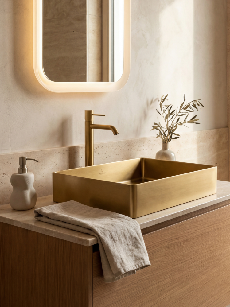 Раковина AltroBagno Astro 001017 OrSp из нержавеющей стали