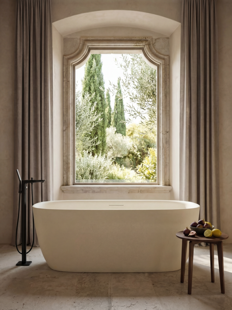 Ванна из искусственного камня ALTROBAGNO Лучана (Luciana) 090223 Cr