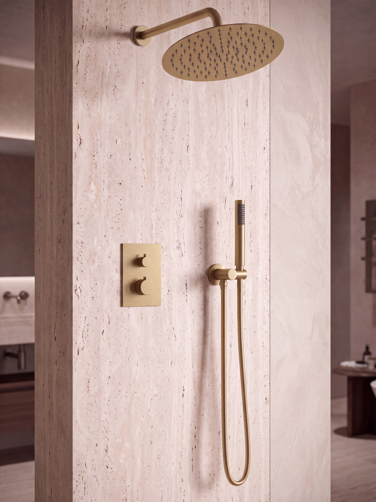 Душевая система с термостатом ALTROBAGNO Юнион (Unione) 040420 BG