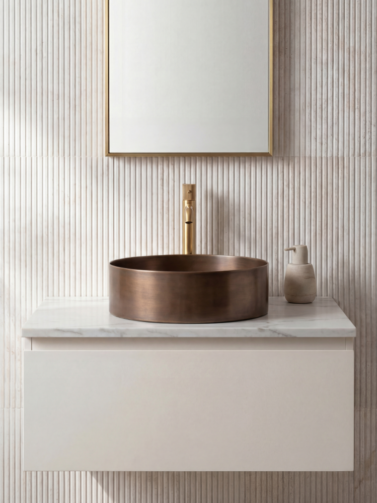 Раковина AltroBagno Luna 001004 BrAn из нержавеющей стали