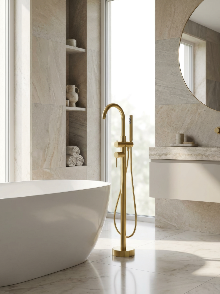 Смеситель для ванны AltroBagno Metropoli 020203 OrSp