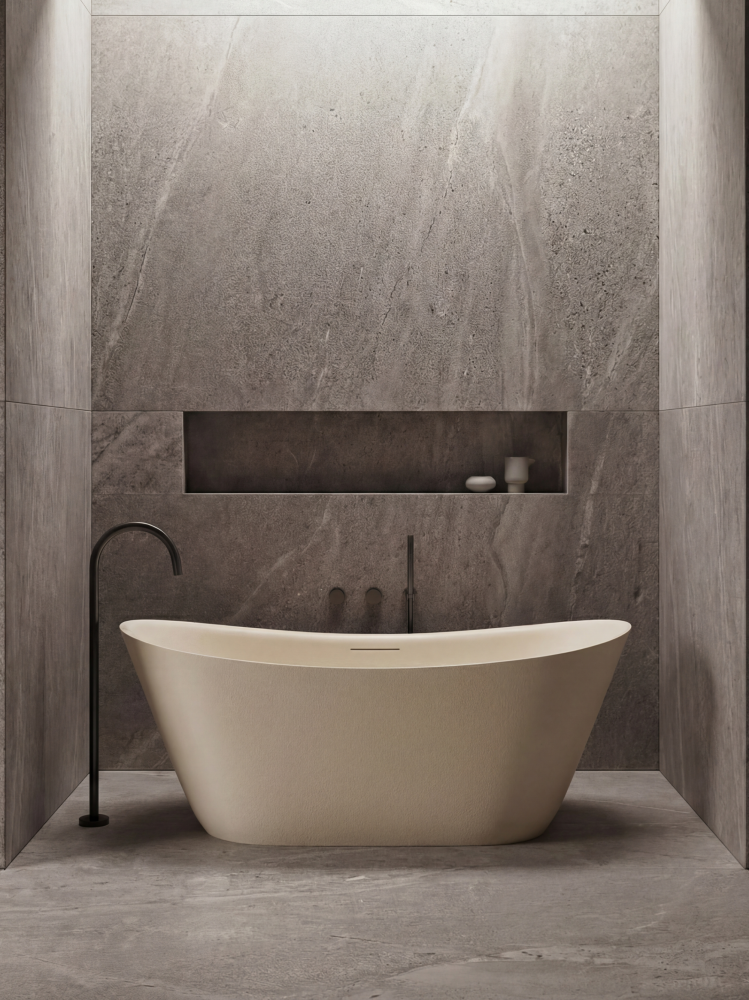 Ванна из искусственного камня AltroBagno Fiorina 090218 Cream