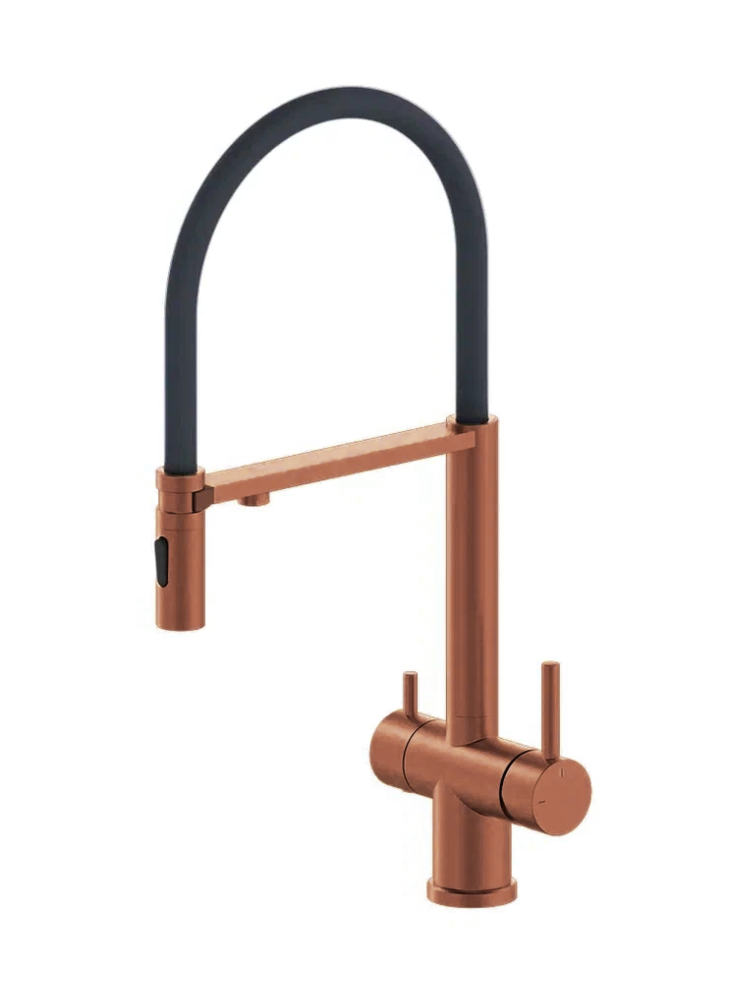 Смеситель для кухни с гибким изливом AltroBagno Flusso 050206 BC