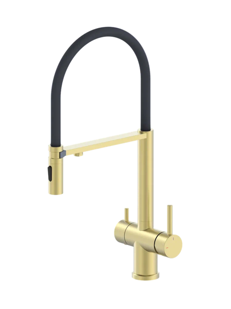 Смеситель для кухни с гибким изливом ALTROBAGNO Флуссо (Flusso) 050202 BG