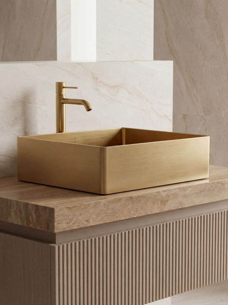 Раковина ALTROBAGNO Аккордо (Accordo) 001009 OrSp из нержавеющей стали