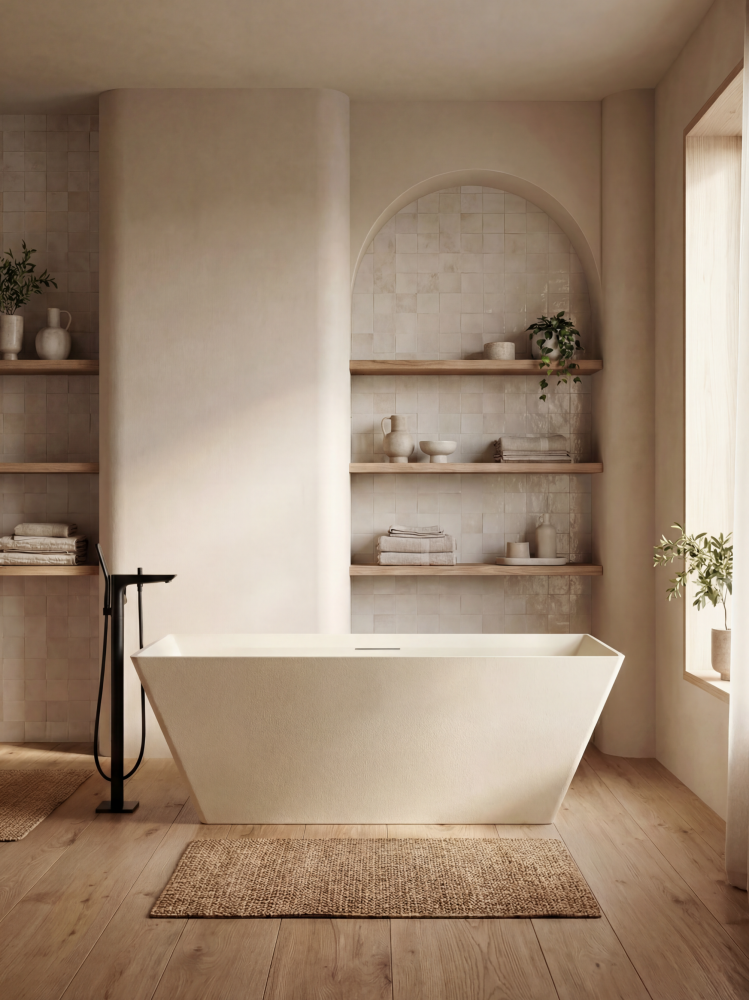 Ванна из искусственного камня AltroBagno Francesca 090103 Cream