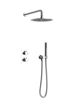 Душевая система с термостатом AltroBagno Unione 040407 Cr