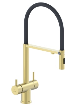 Смеситель для кухни с гибким изливом AltroBagno Flusso 050202 BG