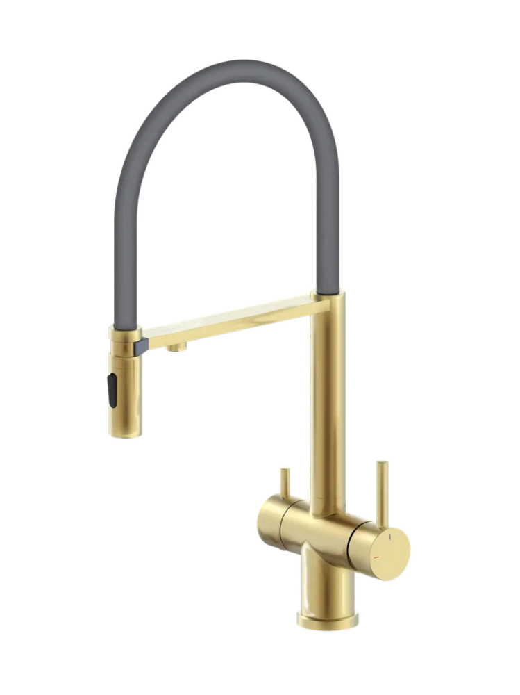 Смеситель для кухни с гибким изливом ALTROBAGNO Флуссо (Flusso) 050205 Gl