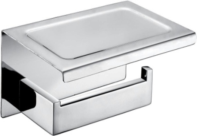 Держатель для туалетной бумаги с полкой ALTROBAGNO Аперто (Aperto) 080907 Cr