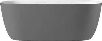 Ванна из искусственного камня AltroBagno Luciana 090225 Cement Grey & White