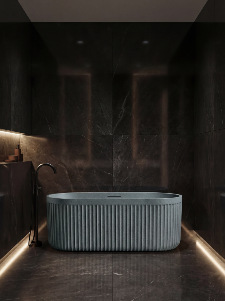 Ванна из искусственного камня AltroBagno Gianni 090212 Granite Gray