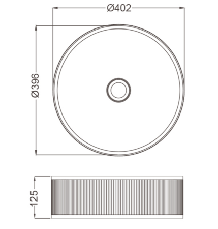 Раковина AltroBagno Costoso 001005 OrSp из нержавеющей стали