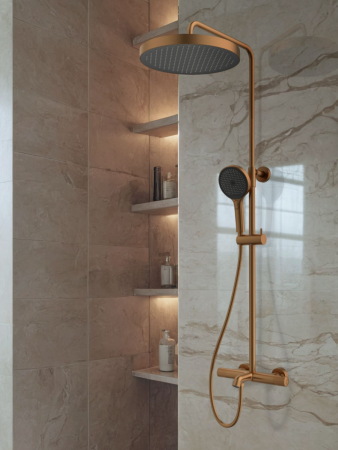 Душевая система с термостатом AltroBagno Bilancia 030431 BC