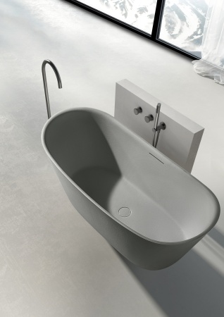 Ванна из искусственного камня AltroBagno Fiorina 090219 Cement Grey
