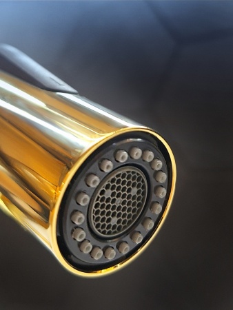 Смеситель для кухни с гибким изливом AltroBagno Flusso 050205 Gl