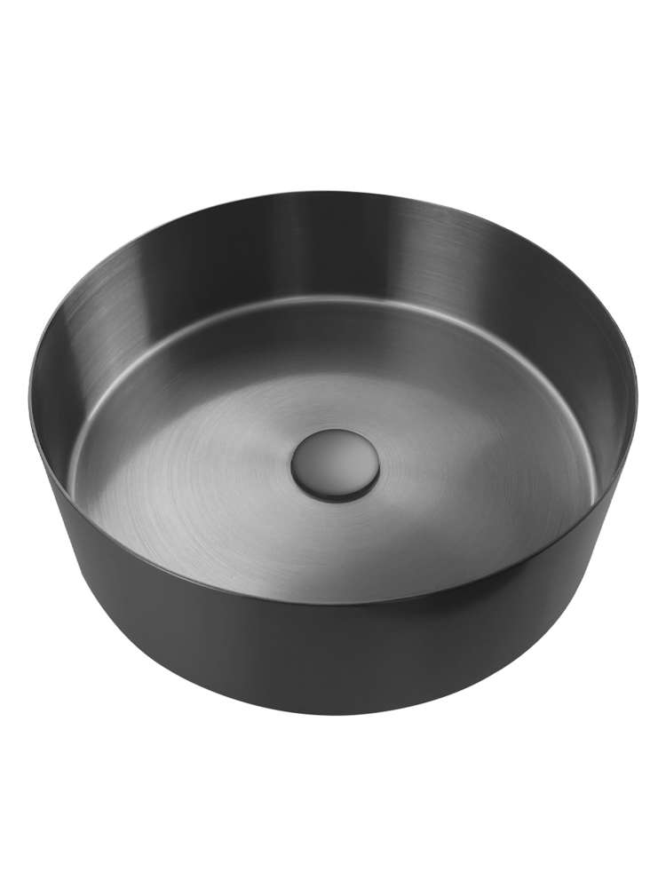 Раковина ALTROBAGNO Луна (Luna) 001002 MtGr из нержавеющей стали