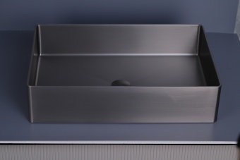 Раковина AltroBagno Solido 001022 MtGr из нержавеющей стали