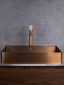 Раковина AltroBagno Astro 001020 BrAn из нержавеющей стали