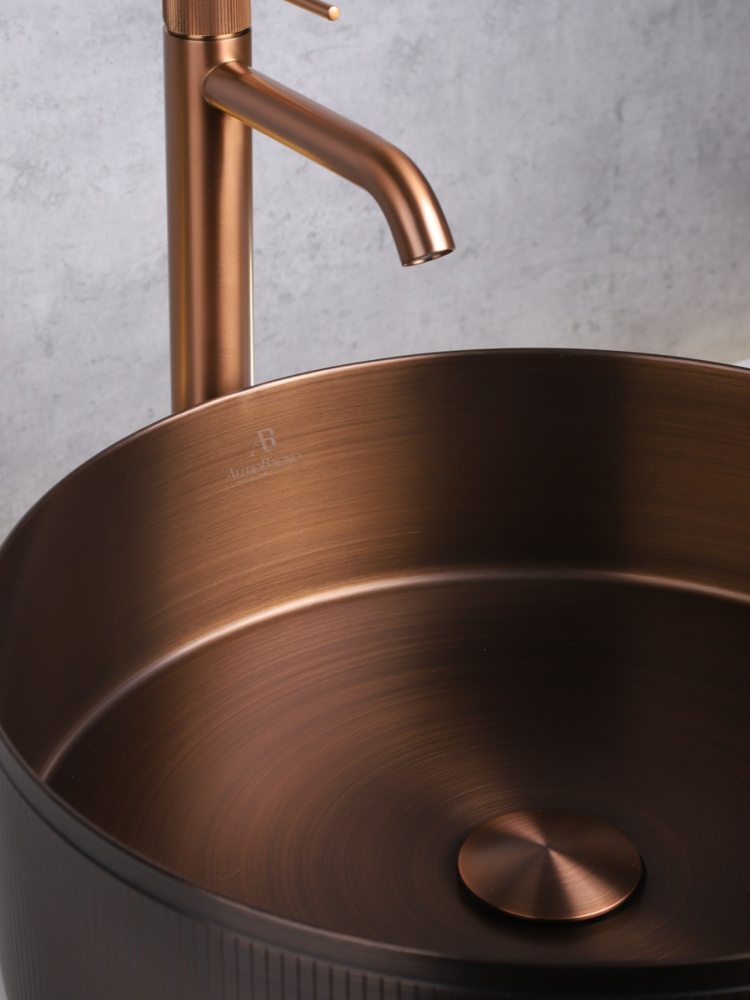 Раковина AltroBagno Costoso 001008 BrAn из нержавеющей стали