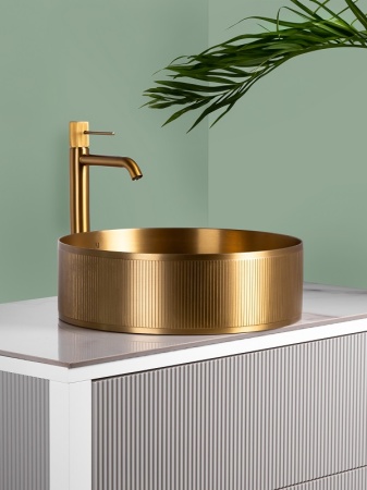 Раковина AltroBagno Costoso 001005 OrSp из нержавеющей стали