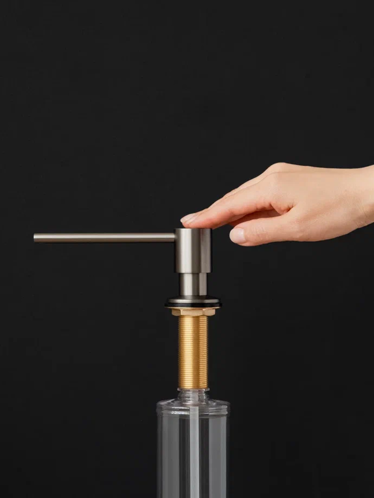 Дозатор для кухонной мойки ALTROBAGNO Флуссо (Flusso) 080501 Ni