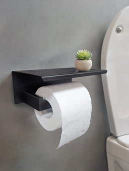 Держатель для туалетной бумаги с полкой AltroBagno Aperto 080905 MB