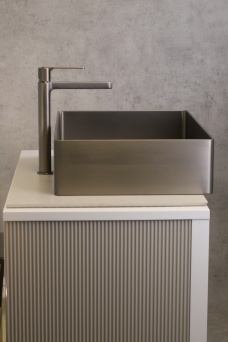 Раковина AltroBagno Accordo 001010 MtGr из нержавеющей стали