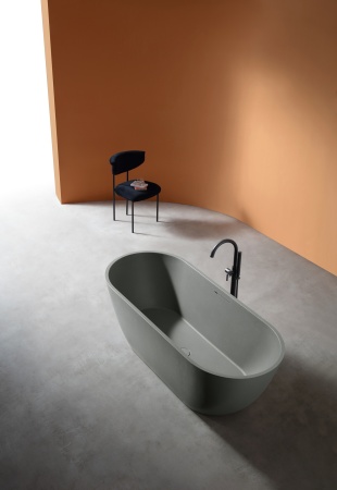 Ванна из искусственного камня AltroBagno Bruna 090204 Cement Grey