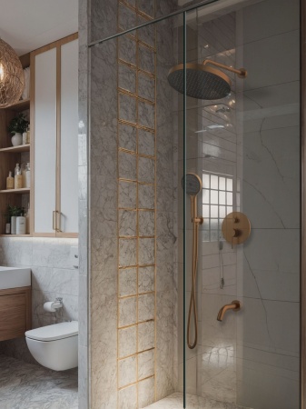 Душевая система AltroBagno Bilancia 040503 BG