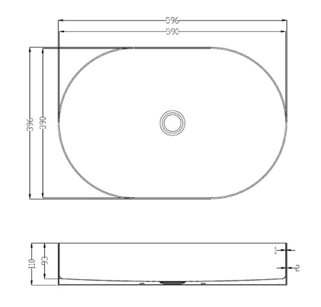 Раковина AltroBagno Eterno 001027 RaSp из нержавеющей стали
