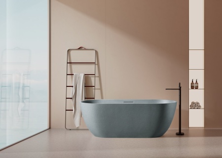 Ванна из искусственного камня AltroBagno Bruna 090202 Granite Gray