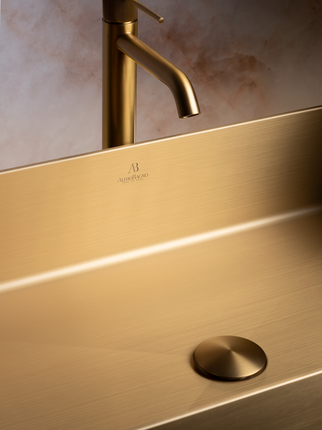 Раковина AltroBagno Solido 001021 OrSp из нержавеющей стали