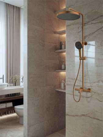 Душевая система с термостатом AltroBagno Bilancia 030431 BC