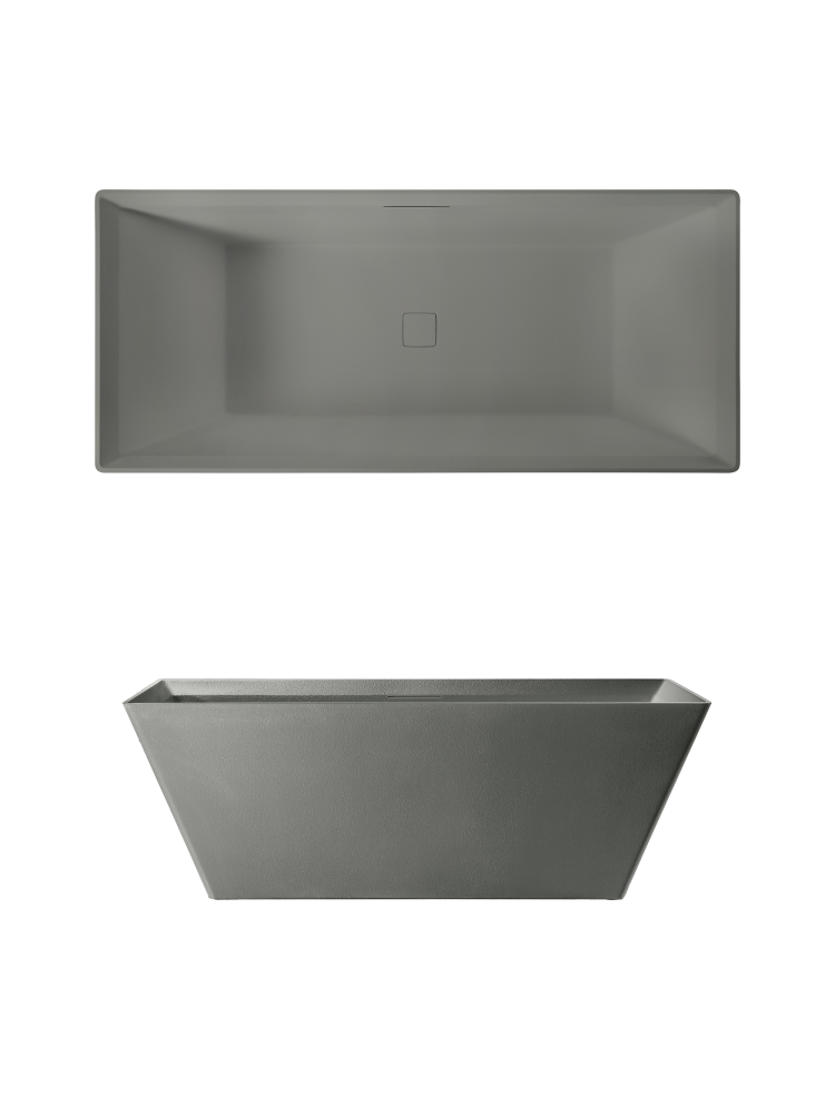 Ванна из искусственного камня AltroBagno Francesca 090104 Cement Grey