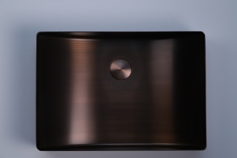 Раковина AltroBagno Futuro 001016 BrAn из нержавеющей стали