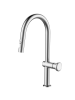 Смеситель для кухни с выдвижным изливом ALTROBAGNO Рикко (Ricco) 050207 Cr