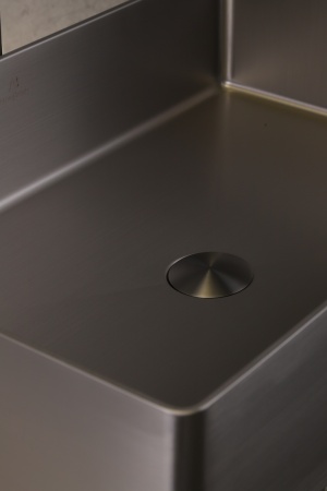 Раковина AltroBagno Solido 001022 MtGr из нержавеющей стали