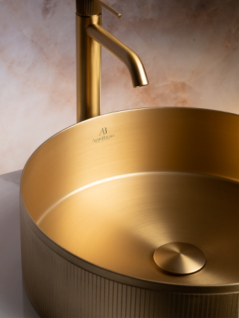 Раковина AltroBagno Costoso 001005 OrSp из нержавеющей стали