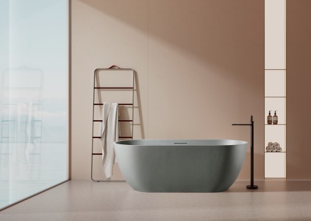 Ванна из искусственного камня AltroBagno Bruna 090204 Cement Grey