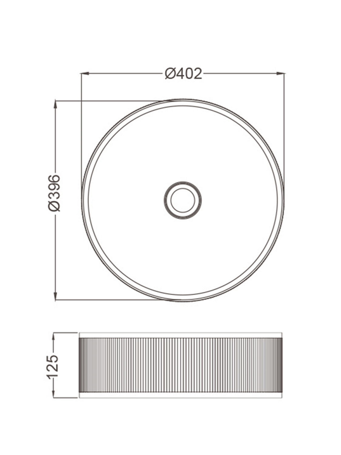 Раковина AltroBagno Costoso 001008 BrAn из нержавеющей стали