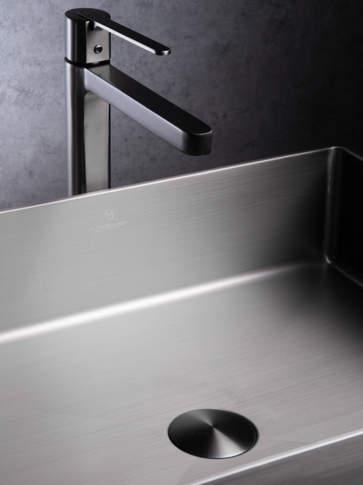 Раковина AltroBagno Astro 001018 MtGr из нержавеющей стали