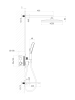 Душевая система ALTROBAGNO Рикко (Ricco) 040306 Cr