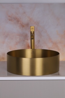 Раковина AltroBagno Luna 001001 OrSp из нержавеющей стали