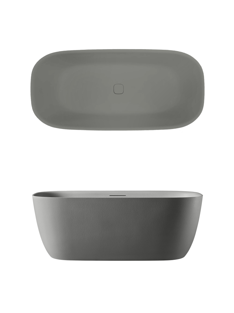 Ванна из искусственного камня AltroBagno Luciana 090224 Cement Grey