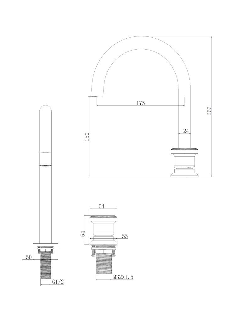 Смеситель для раковины ALTROBAGNO Рикко (Ricco) 010910 BC