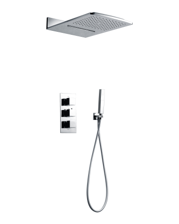 Встраиваемая душевая система с термостатом AltroBagno Cascata 040101 Cr