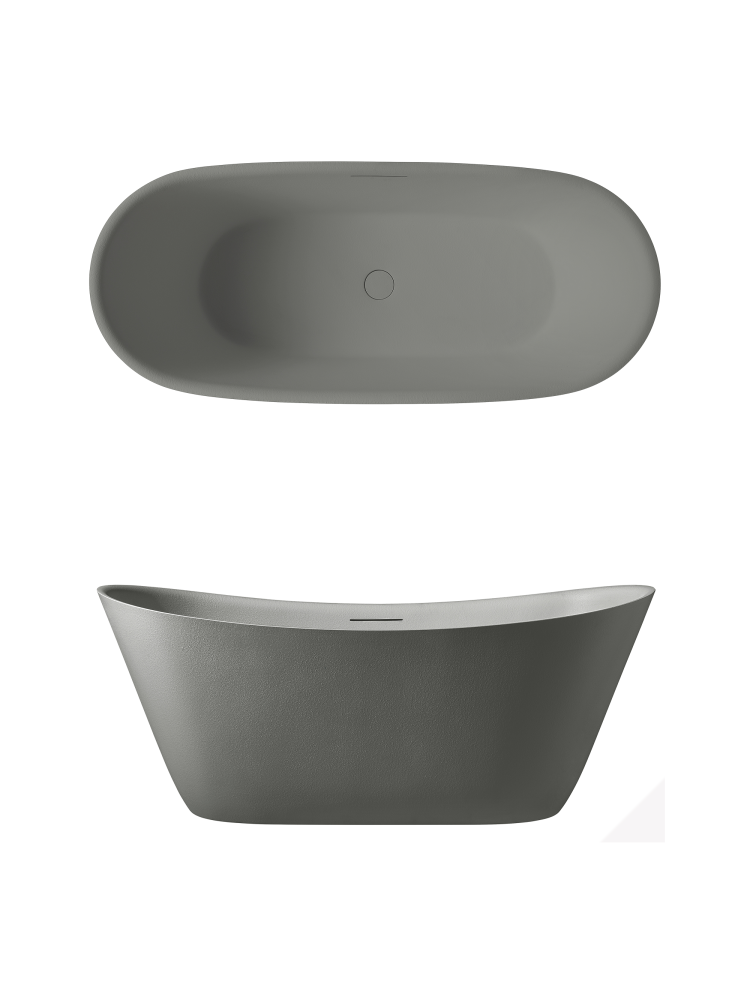 Ванна из искусственного камня AltroBagno Fiorina 090219 Cement Grey