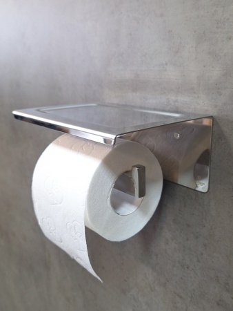 Держатель для туалетной бумаги с полкой AltroBagno Aperto 080907 Cr